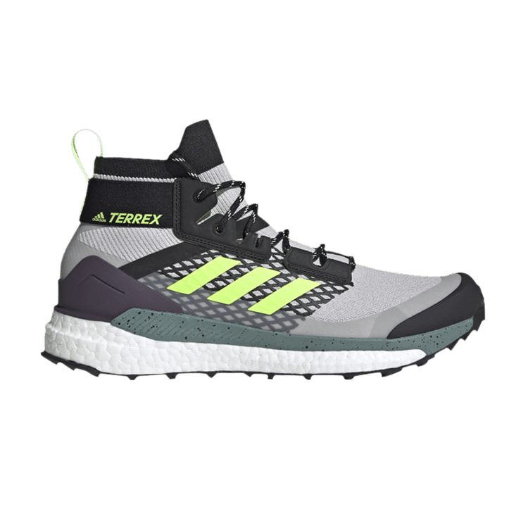 Adidas Terrex Free Hiker 'Grey Signal Green' — Grey/Core Black/Signal Green
