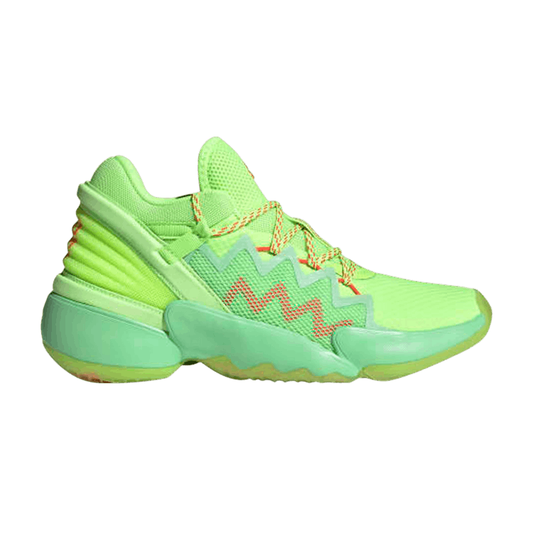 Marvel x adidas D.O.N. Issue #2 Big Kids 'Spida Sense' — Glory Mint/Signal Green/Solar Red