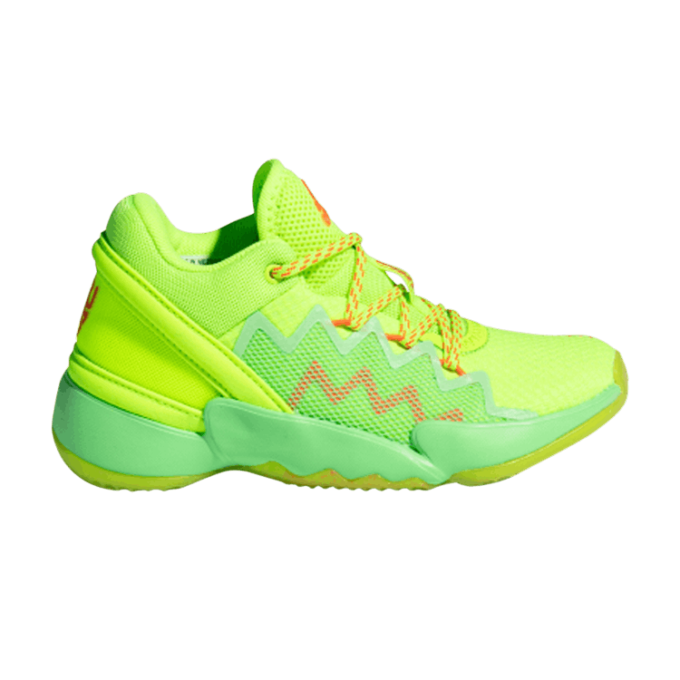 Marvel x adidas D.O.N. Issue #2 Little Kids 'Spida Sense' — Glory Mint/Signal Green/Solar Red