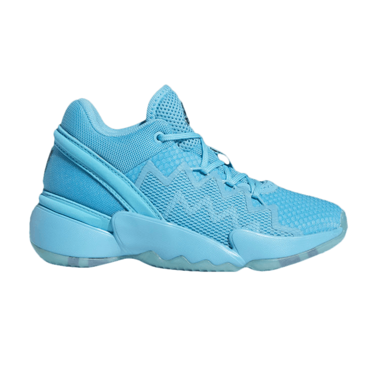Crayola x adidas D.O.N. Issue #2 Little Kid 'Signal Cyan' — Signal Cyan/Core Black/Signal Cyan