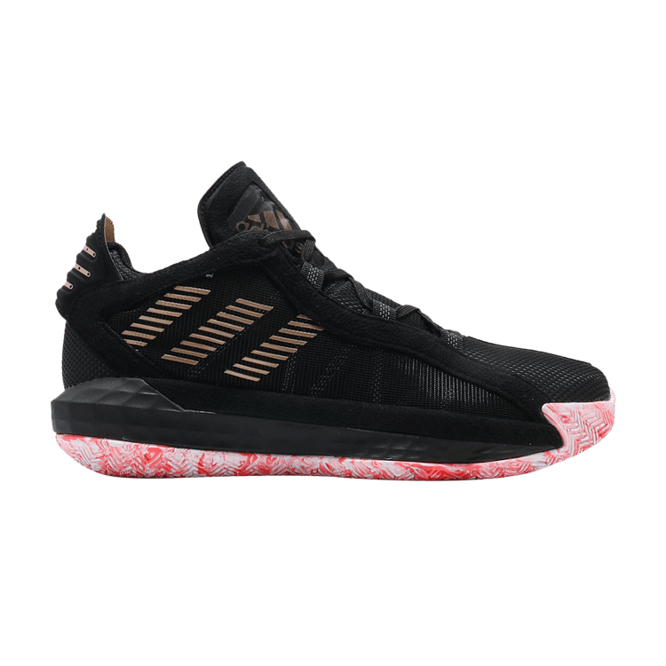 Adidas Dame 6 GCA 'Signal Pink' — Core Black/Signal Pink/None