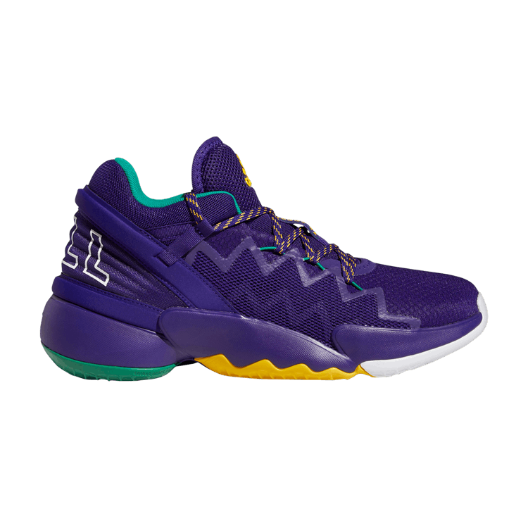 Adidas D.O.N. Issue #2 GCA 'Pick and Roll' — Team College Purple/Team College Gold/Team Green