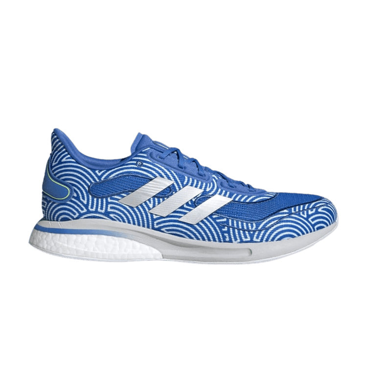 Hirocoledge x adidas Supernova 'Takahashi Hiroko - True Blue' — True Blue/Silver Metallic/Cloud White