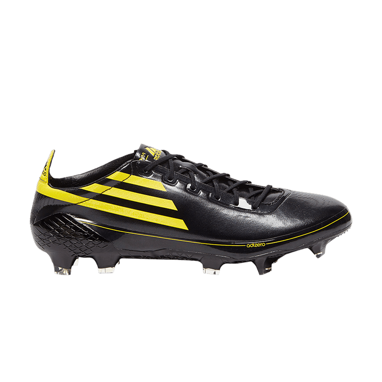 Adidas F50 Ghosted Adizero Prime FG 'Memory Lane Pack - Black Yellow' — Core Black/Yellow/Core Black
