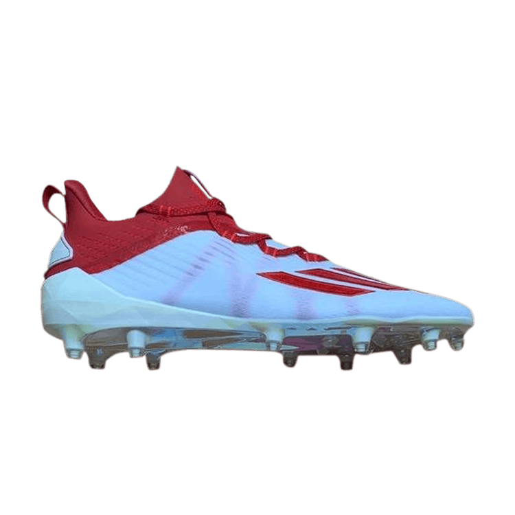 Adidas Adizero Cleat 'White Team Power Red' — White/Team Power Red/Solar Red