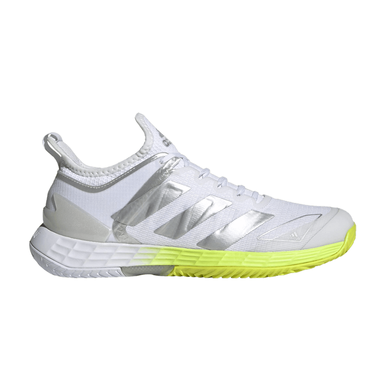 Adidas Wmns Adizero Ubersonic 4 'Tokyo - White Solar Yellow' — White/Silver Metallic/Solar Yellow