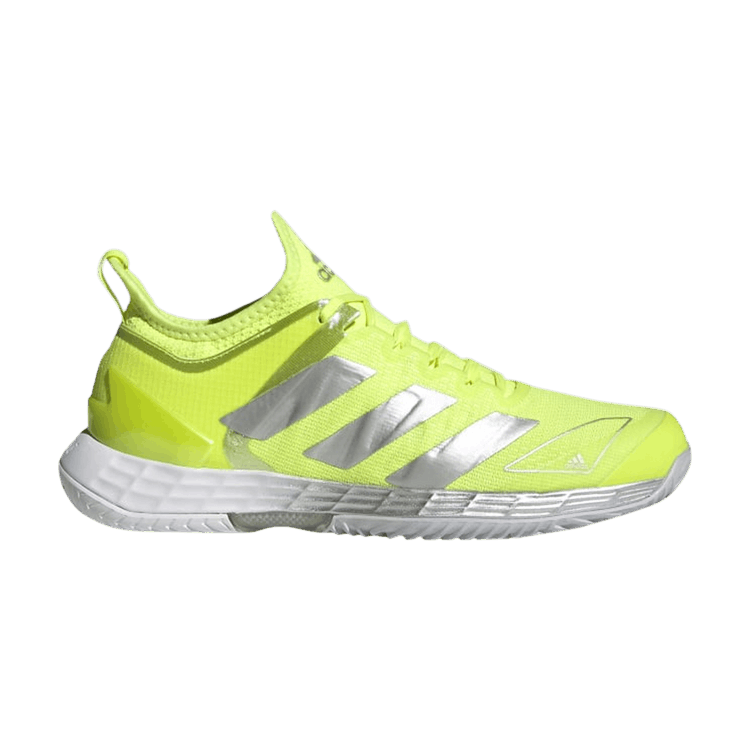 Adidas Wmns Adizero Ubersonic 4 'Solar Yellow Silver Metallic' — Solar Yellow/Silver Metallic/Halo Blue