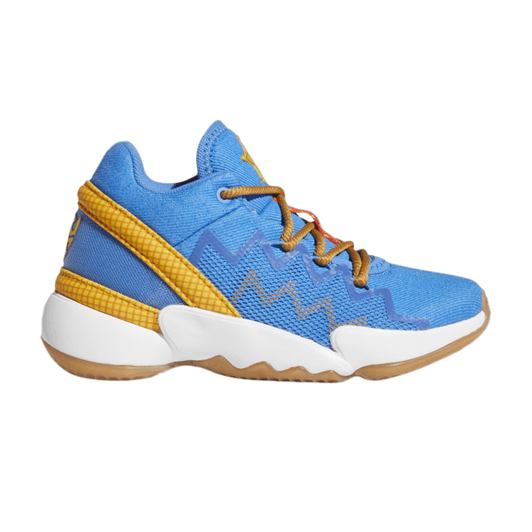 Toy Story x adidas D.O.N. Issue #2 Little Kid 'Woody' — Ray Blue/Bold Orange/Mesa