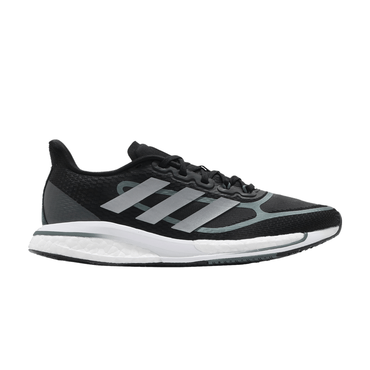 Adidas Wmns Supernova+ 'Black Silver Metallic' — Core Black/Silver Metallic/Blue Oxide