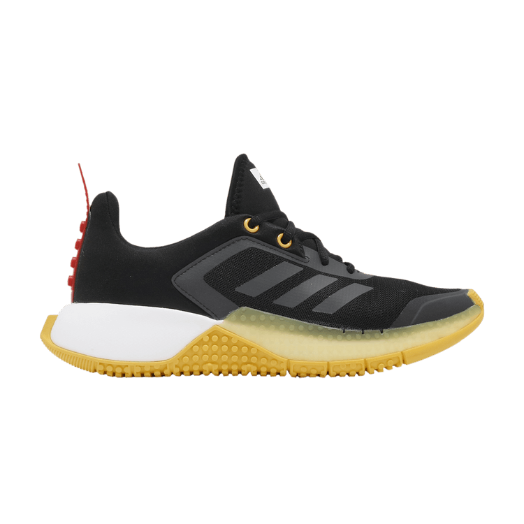 LEGO x adidas Sport Big Kid 'Black Yellow' — Core Black/Grey Six/Red