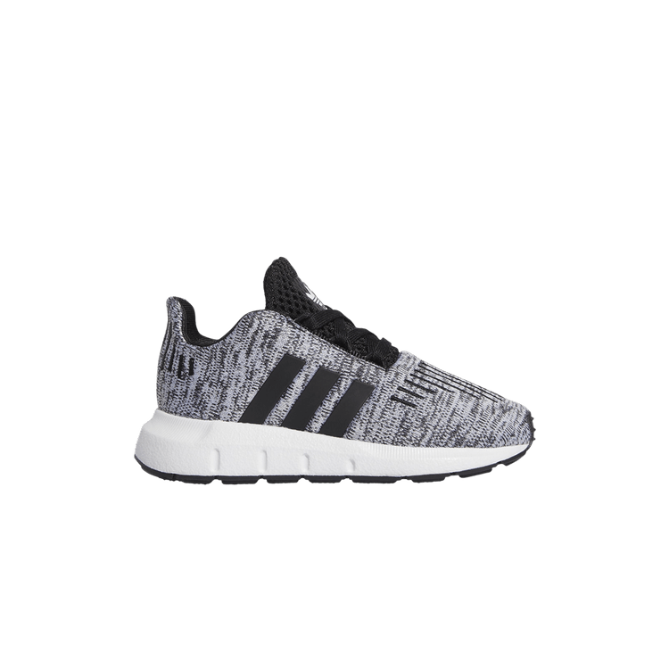adidas Swift Run J 'White Black' — Core Black/Core Black/White
