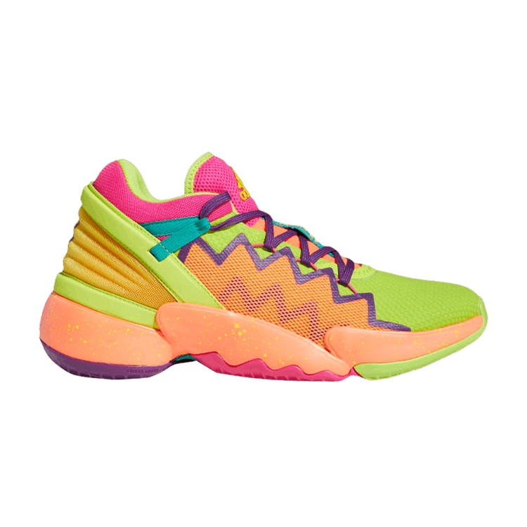 adidas D.O.N. Issue #2 'Prove 'Em Wrong' — Shock Pink/Semi Solar Slime/Glory Purple