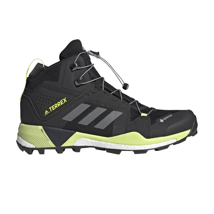 Adidas Terrex Skychaser XT Mid GTX 'Black Solar Yellow' — Core Black/Grey Four/Solar Yellow