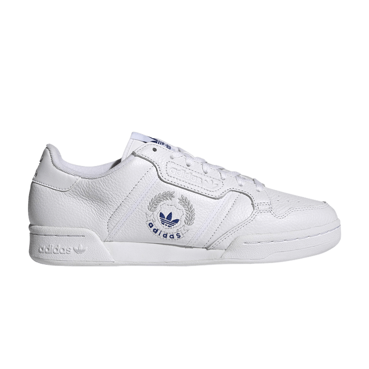 Adidas Continental 80 'OG Crest - White Navy' — Cloud White/Cloud White/Cloud White