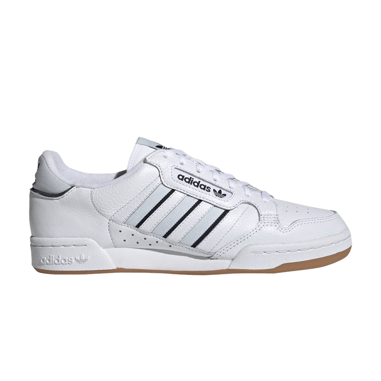 Adidas Continental 80 'Stripes - White Halo Blue' — Cloud White/Halo Blue/Collegiate Navy