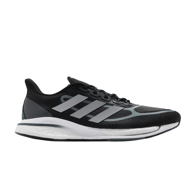 adidas Supernova+ 'Black Silver Metallic' — Core Black/Silver Metallic/Blue Oxide