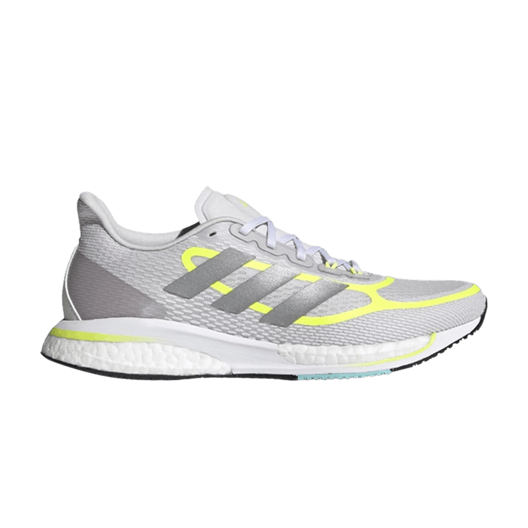 Adidas Wmns Supernova+ 'Grey Solar Yellow' — Dash Grey/Solar Yellow/Cloud White