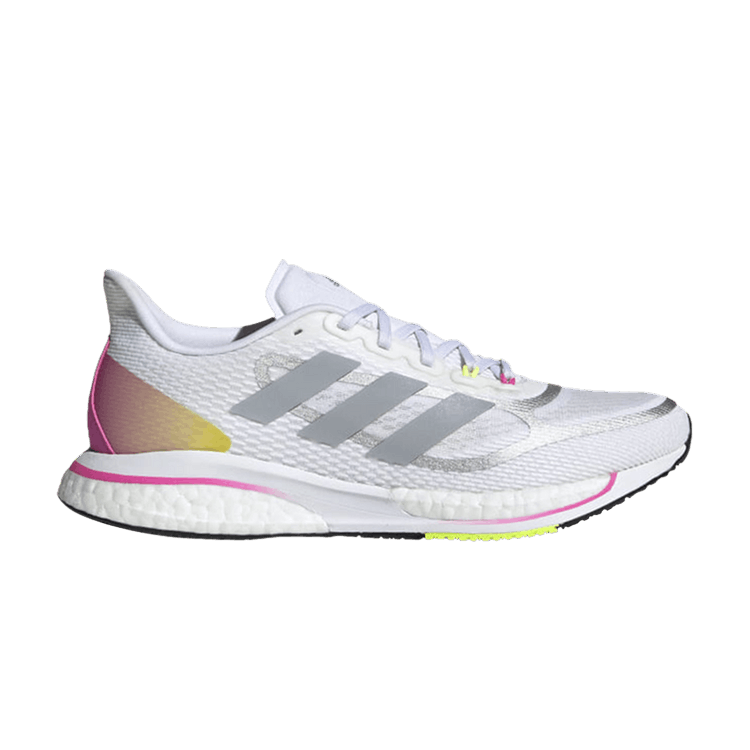 Adidas Wmns Supernova+ 'White Silver Pink' — Cloud White/Halo Silver/Screaming Pink