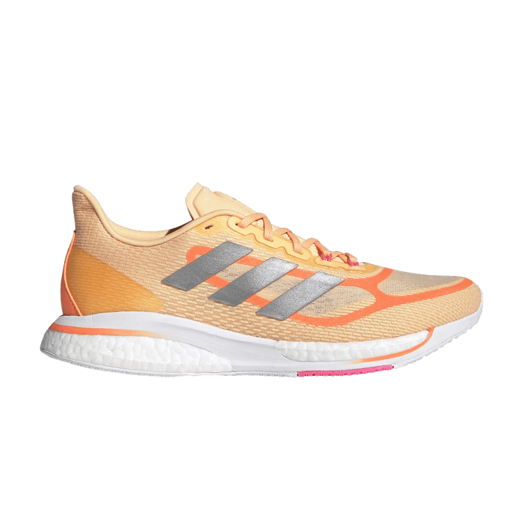 Adidas Wmns Supernova+ 'Acid Orange Silver Metallic' — Acid Orange/Silver Metallic/Screaming Pink