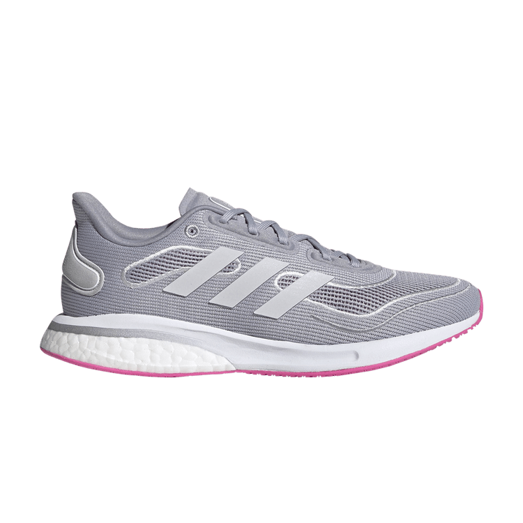 Adidas Wmns Supernova 'Halo Silver Pink' — Halo Silver/Cloud White/Screaming Pink