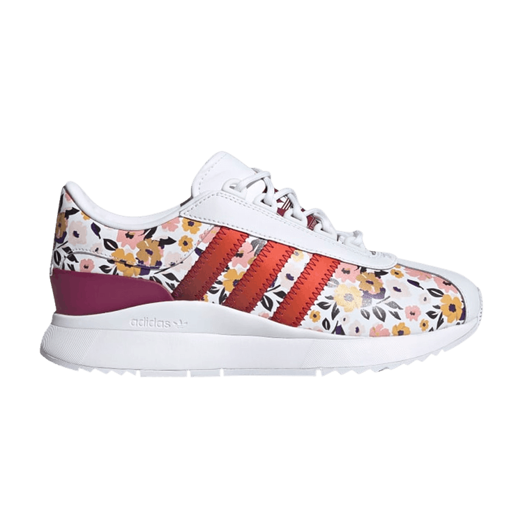 Her Studio London x adidas Wmns SL Andridge 'Floral Print' — Cloud White/Power Berry/Gold Metallic
