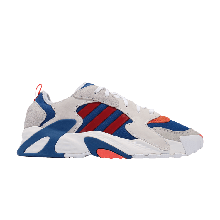 Adidas Streetball Low 'Blue Solar Red' — White/Blue/Solar Red