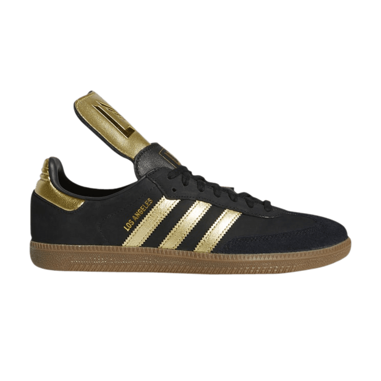 LAFC x adidas Samba '#StreetByStreet' — Core Black/Gold Metallic/Gum