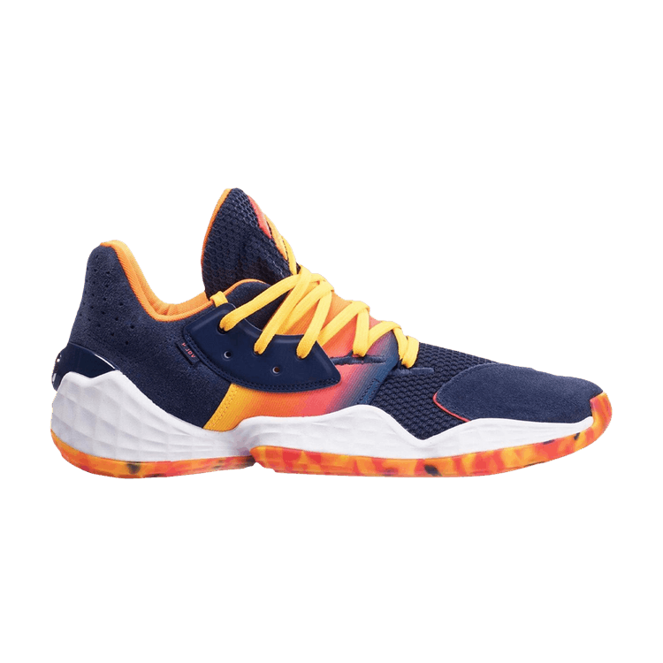 Adidas Harden Vol. 4 'Tech Indigo Solid Gold' — Tech Indigo/Signal Pink/Solid Gold