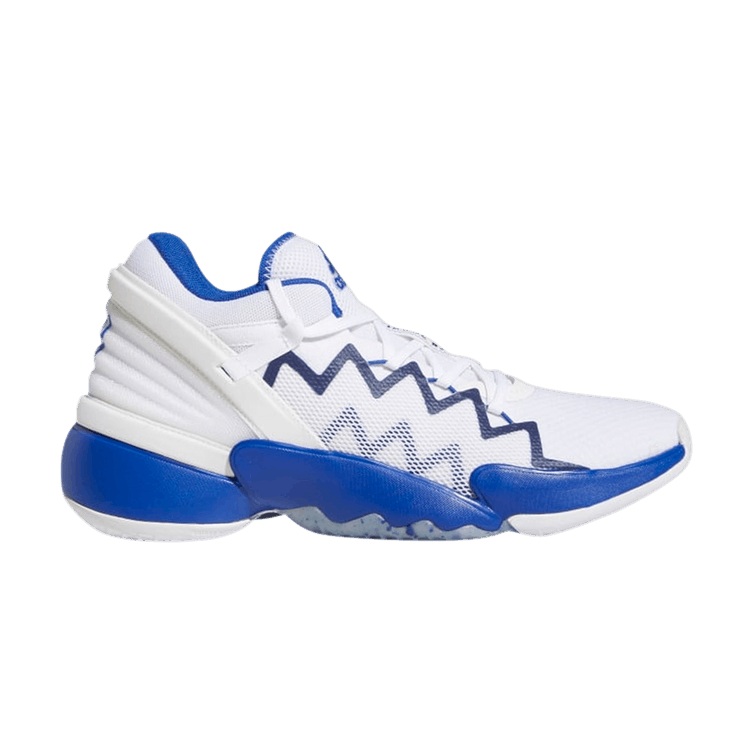 Adidas D.O.N. Issue #2 'White Royal Blue' — Cloud White/Royal Blue/Cloud White