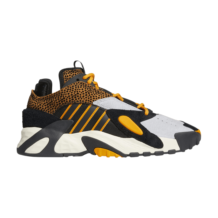Adidas Streetball 'Animal Print' — Core Black/Crew Orange/Cream White