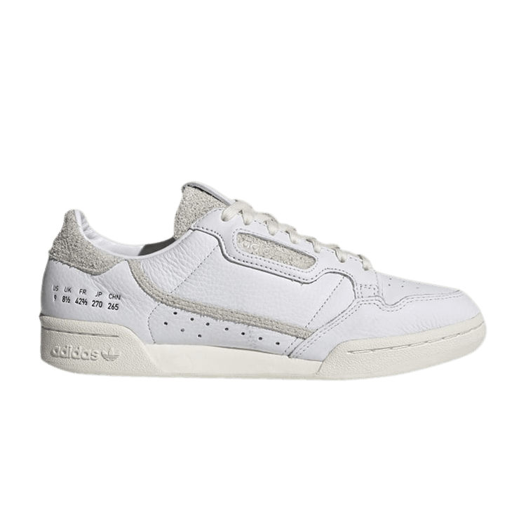 Adidas Continental 80 'Crystal Off White' — Cloud White/Crystal White/Off White