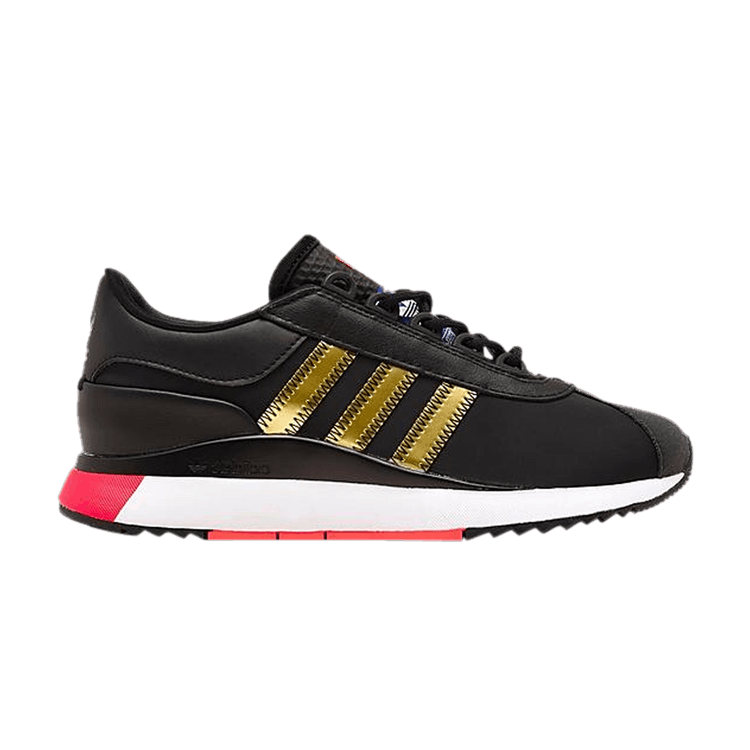 Adidas Wmns SL Andridge 'Black Gold Metallic' — Core Black/Gold Metallic/Solar Red