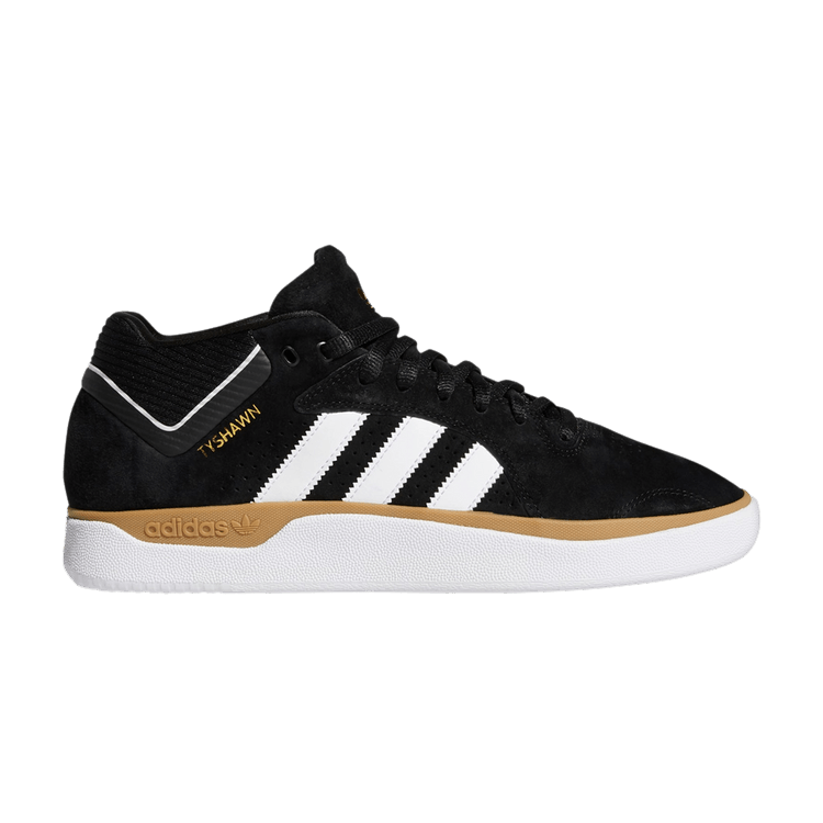 Adidas Tyshawn 'Core Black Gum' — Core Black/Cloud White/Gum