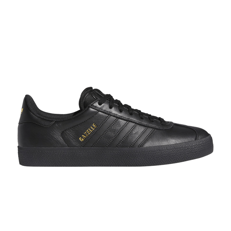 Adidas Gazelle ADV 'Black Gold Metallic' — Core Black/Core Black/Gold Metallic