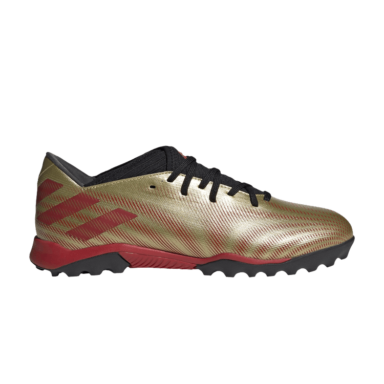 Adidas Nemeziz Messi.3 TF 'Tension Tape - Gold Metallic' — Gold Metallic/Scarlet/Core Black
