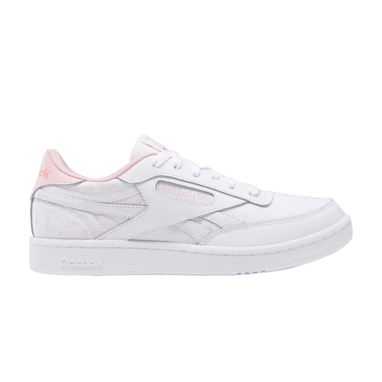 Reebok Club C Revenge J 'Valentine's Day - White Pink Glow' — White/Pink Glow/Twisted Coral
