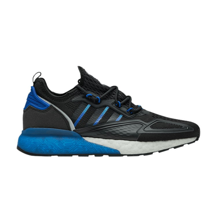 Adidas ZX 2K Boost 'Black Bright Royal' — Core Black/Core Black/Bright Royal