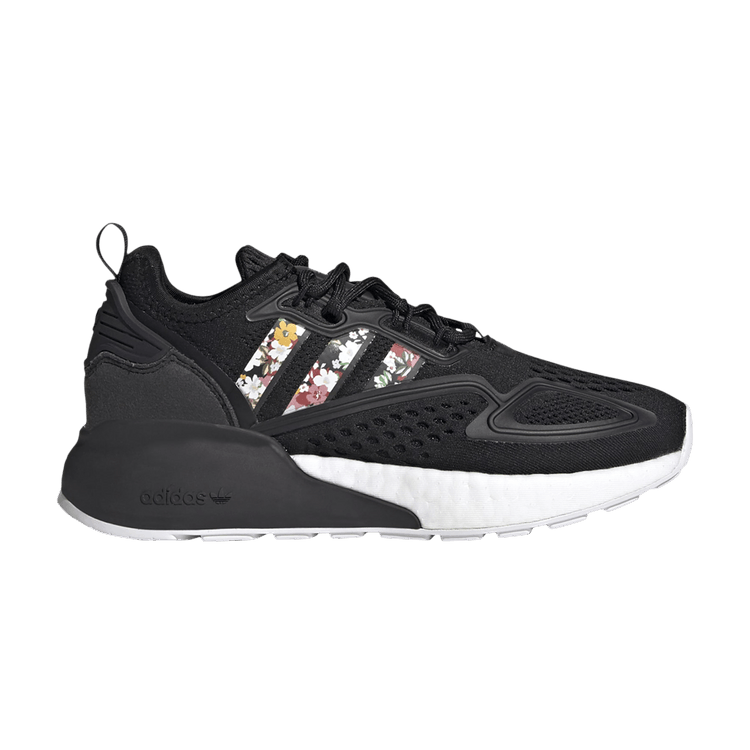 Adidas ZX 2K Boost J 'Floral' — Core Black/Core Black/Cloud White