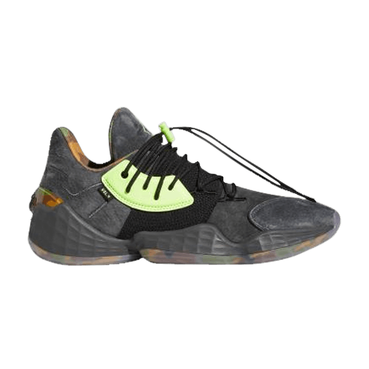 Daniel Patrick x adidas Harden Vol. 4 'Grey Camo' — Grey Six/Core White/Core Black