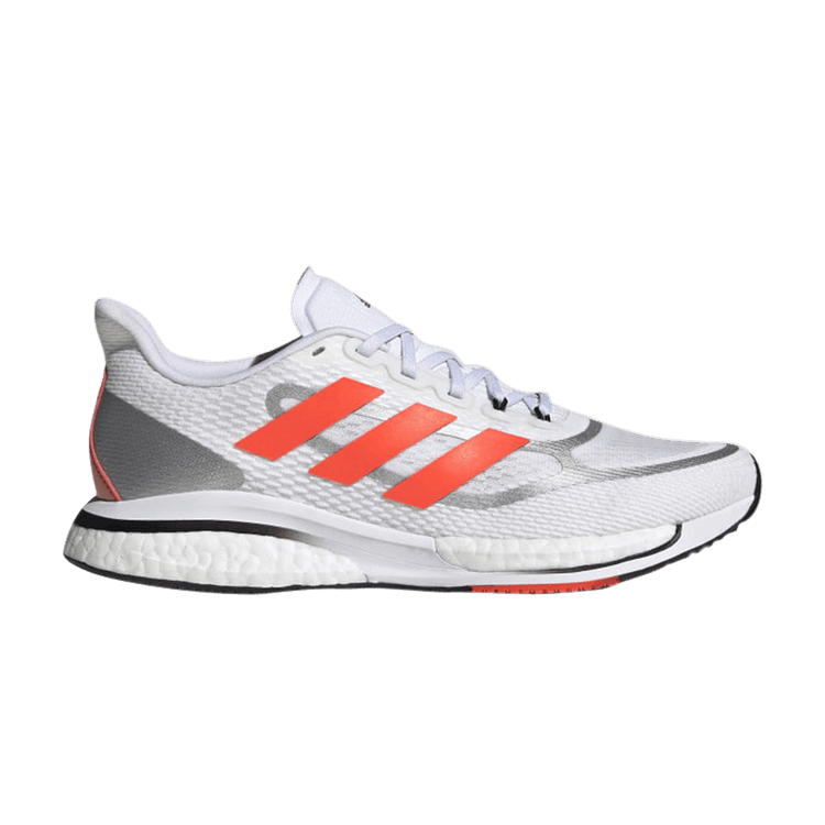 Adidas Wmns Supernova+ 'White Solar Red' — Cloud White/Solar Red/Core Black