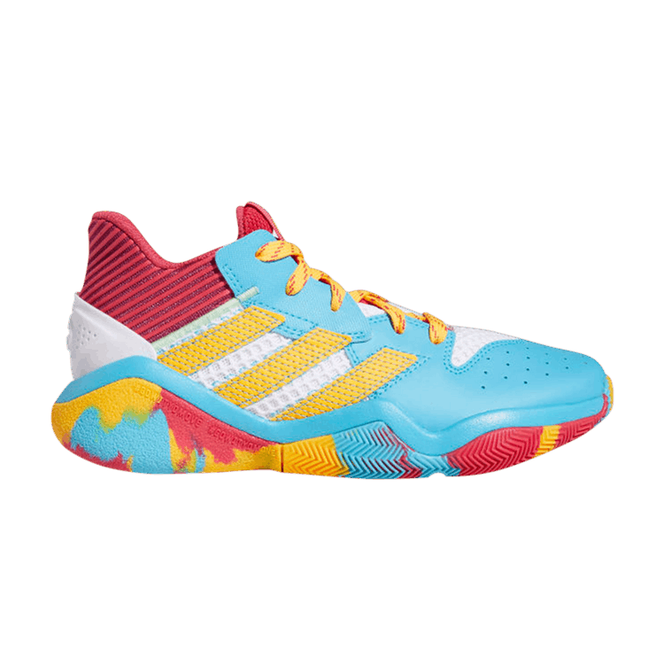 Adidas Harden Stepback J 'Cyan Solar Gold' — Signal Cyan/Solar Gold/Signal Cyan