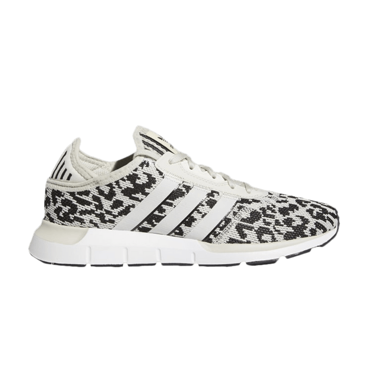 Adidas Wmns Swift Run X 'Animal Print' — Raw White/Core Black/Raw White