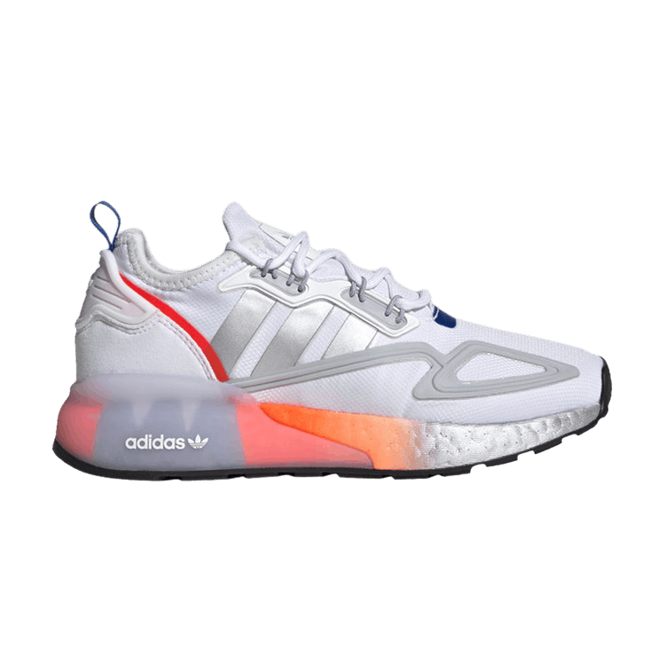 NASA x adidas ZX 2K J 'Cloud Silver Metallic' — Cloud White/Silver Metallic/Glow Blue