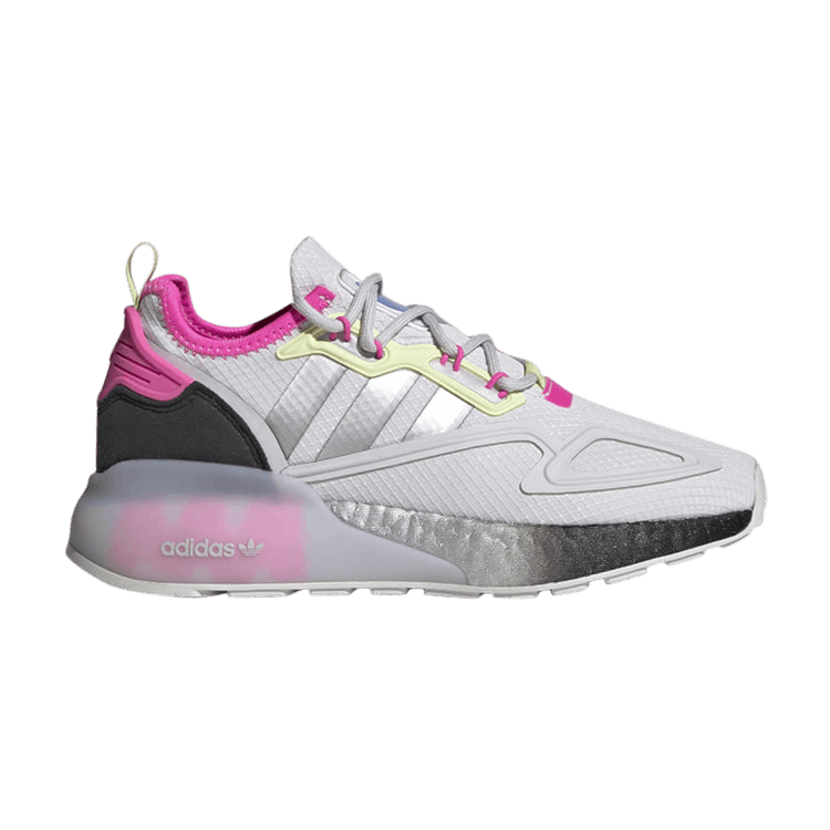 NASA x adidas ZX 2K J 'Dash Grey Silver' — Dash Grey/Silver Metallic/Yellow Tint