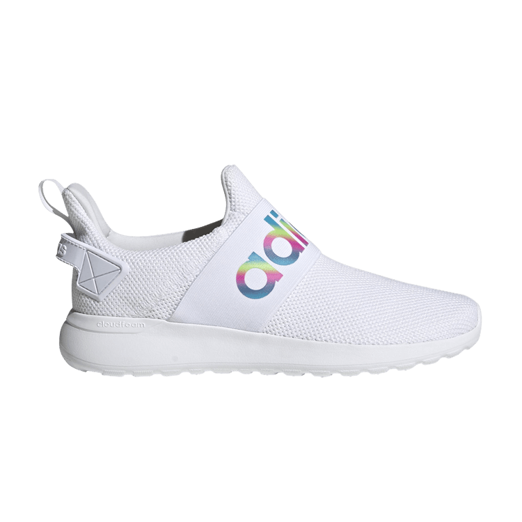 Adidas Wmns Lite Racer Adapt 'Cloud White Multi-Color' — Cloud White/Cloud White/Cloud White