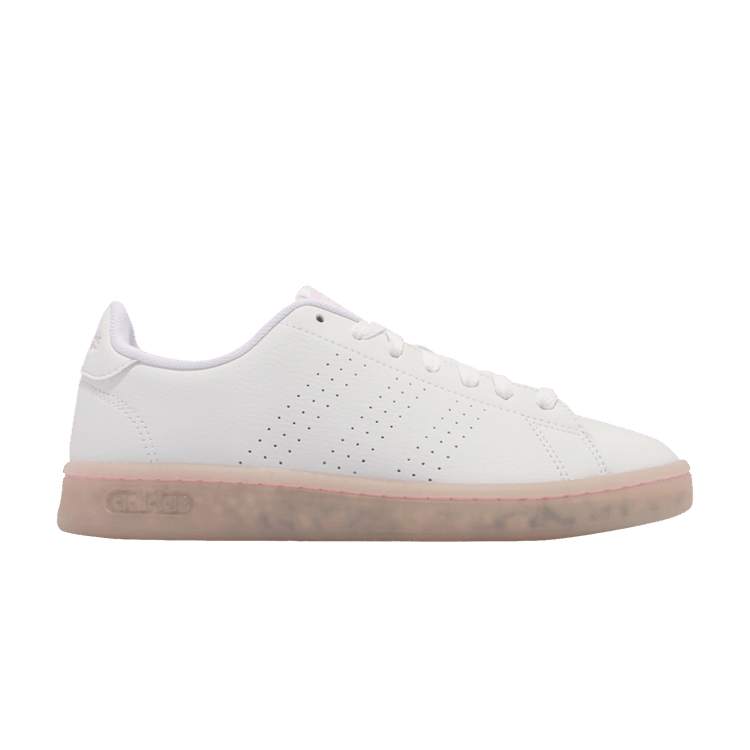 Adidas Wmns Advantage 'White Clear Pink' — Footwear White/Footwear White/Clear Pink