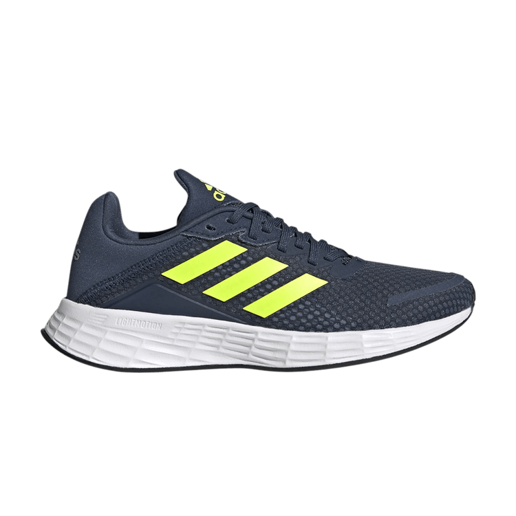 Adidas Duramo SL J 'Crew Navy Solar Yellow' — Crew Navy/Solar Yellow/Halo Silver