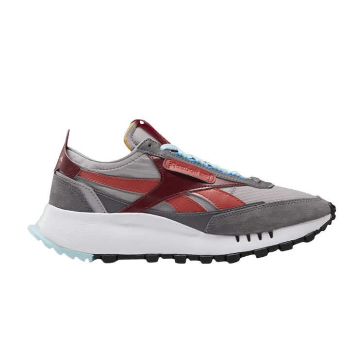 Reebok Wmns Classic Leather Legacy 'Shark Burgundy' — Shark/Collegiate Burgundy/Black