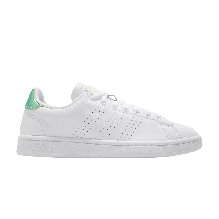 Adidas Wmns Advantage 'White Hi-Res Yellow' — Cloud White/Cloud White/Hi-Res Yellow