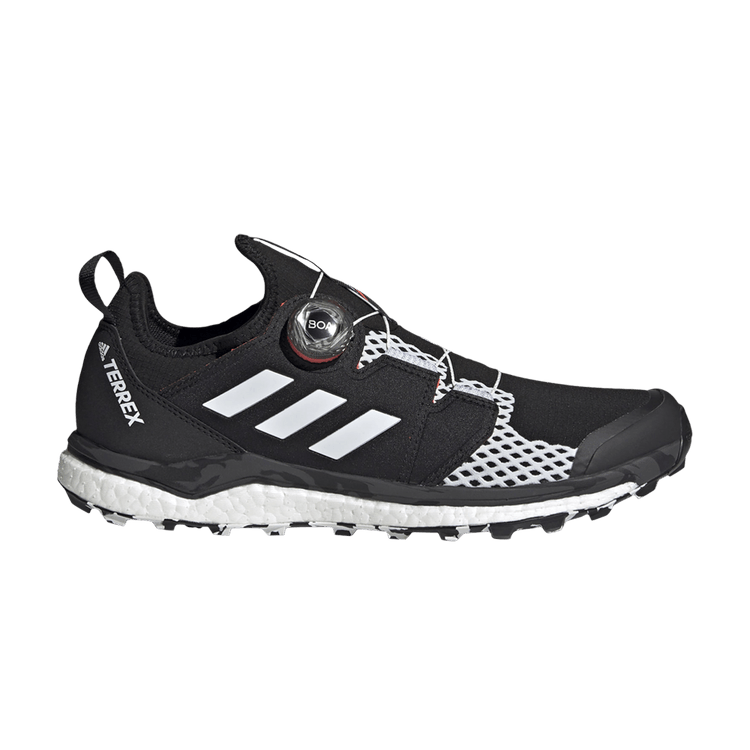 Adidas Terrex Agravic BOA 'Black White' — Core Black/Crystal White/Solar Red